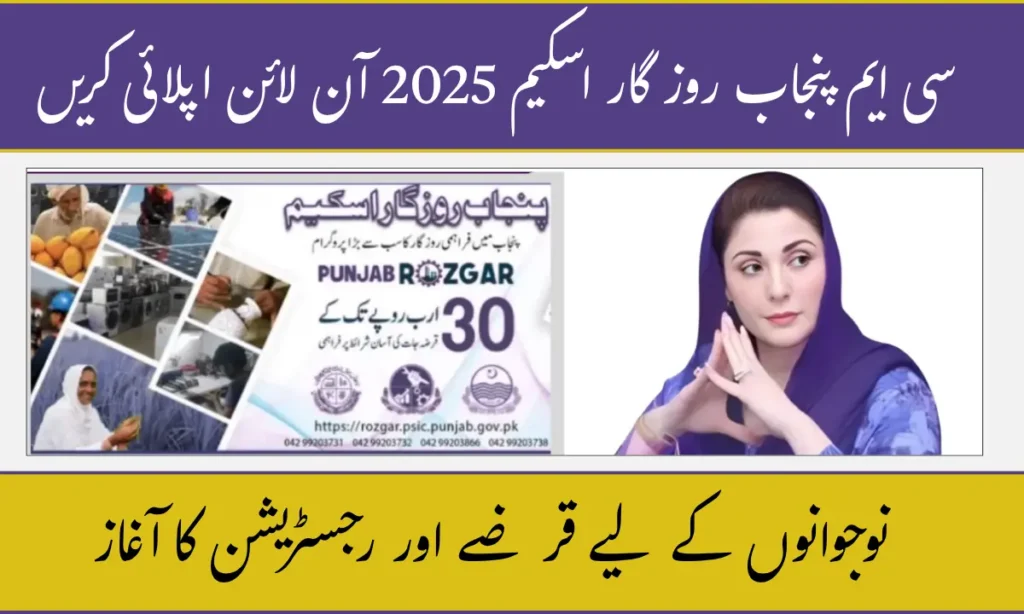 CM Punjab Rozgar Scheme 2025